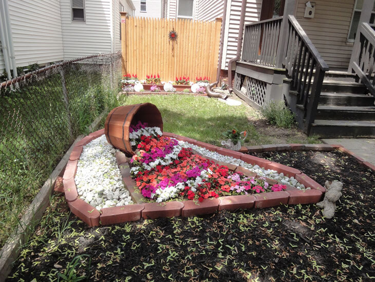 Spilled Flower Pot Ideas