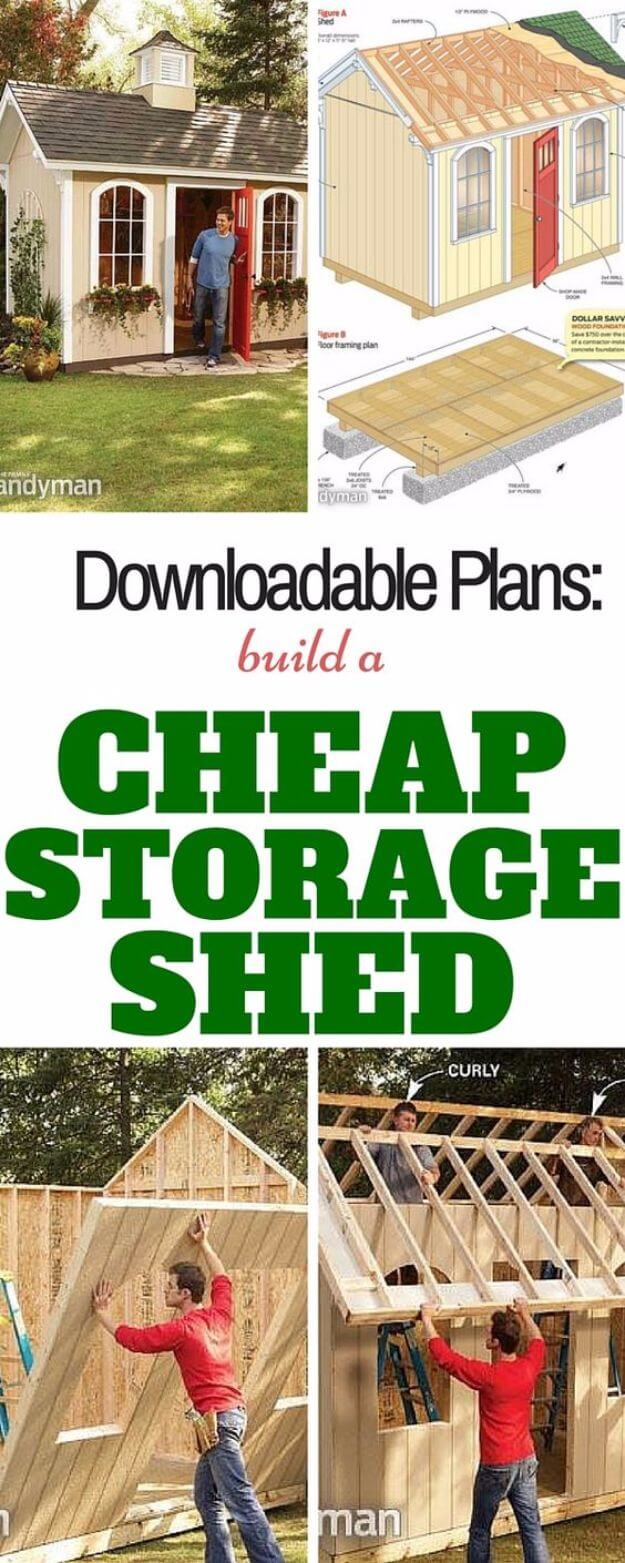 Build A Cheap Storage Shed