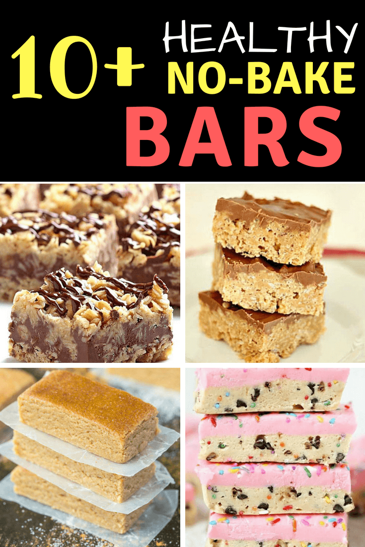 Over 10 of the Best No-Bake Bars Desserts - no oven needed for these dessert recipes, including pies, parfaits, dips, ice cream, popsicles, bars, and more! #desserts #dessertrecipe #nobakedessert #nobake #nobakebars