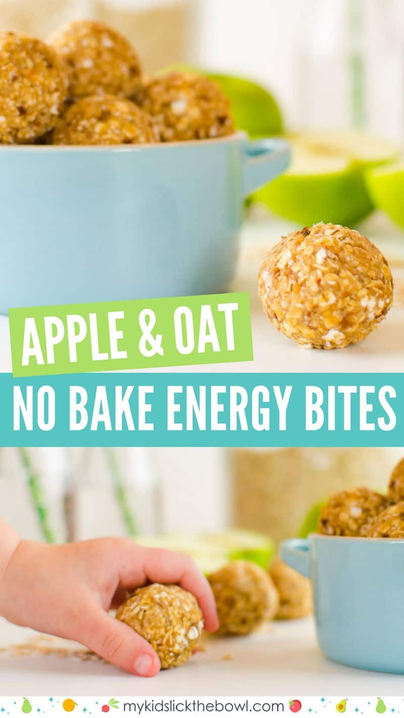Apple Oat No Bake Bites