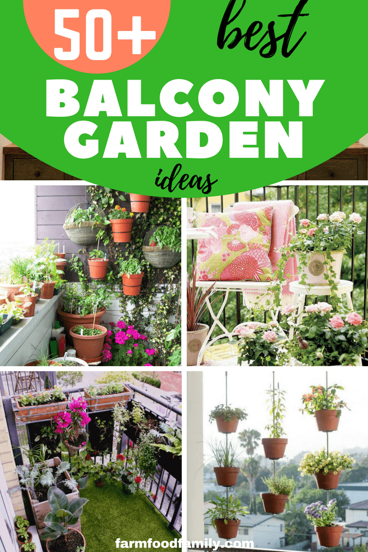 The idea of a balcony garden is grand, but the reality of having your own private balcony garden is better. With 50+ creative ideas and designs, you are sure to find something that works in your budget and space