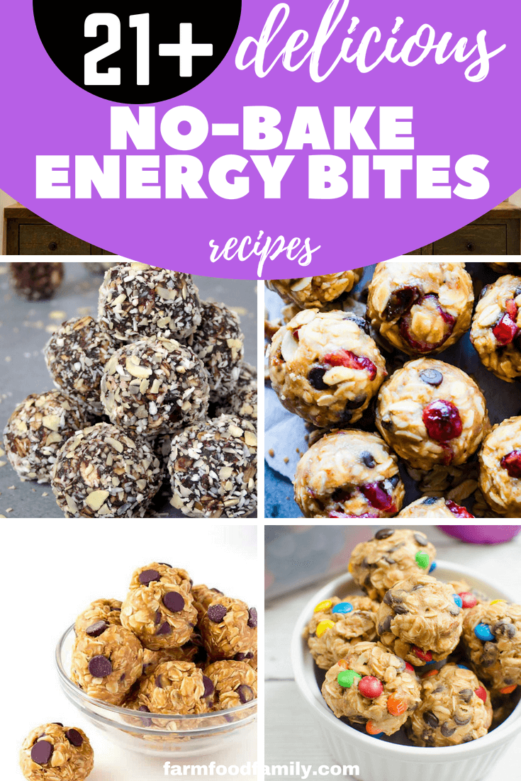 These are the 23+ most no-bake energy bite recipes. No-bake energy bites are a great way to go when you want a quick easy snack.