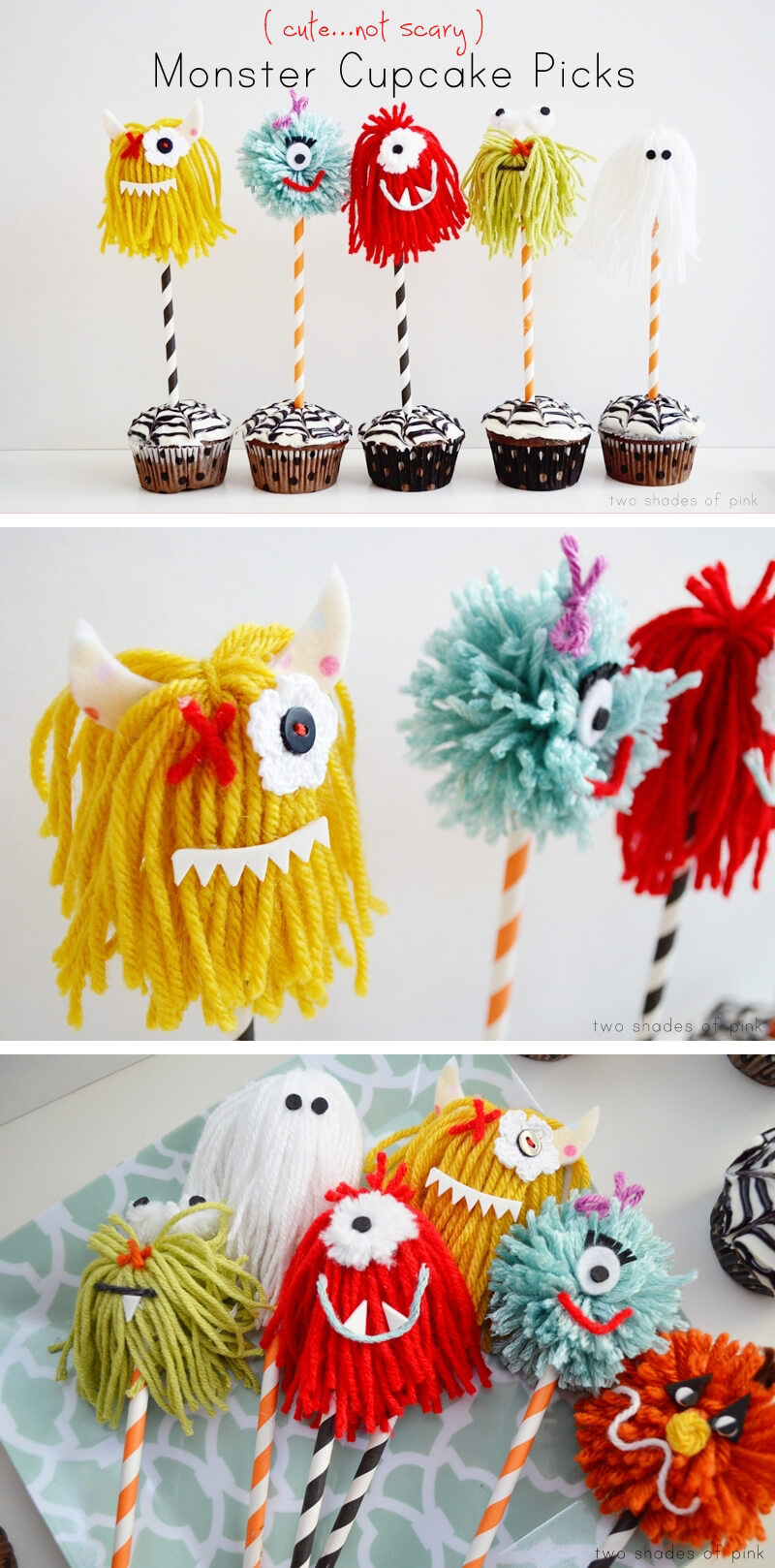 Cheering for Monster Cupcakes | Awesome DIY Halloween Party Decor | BHG Halloween