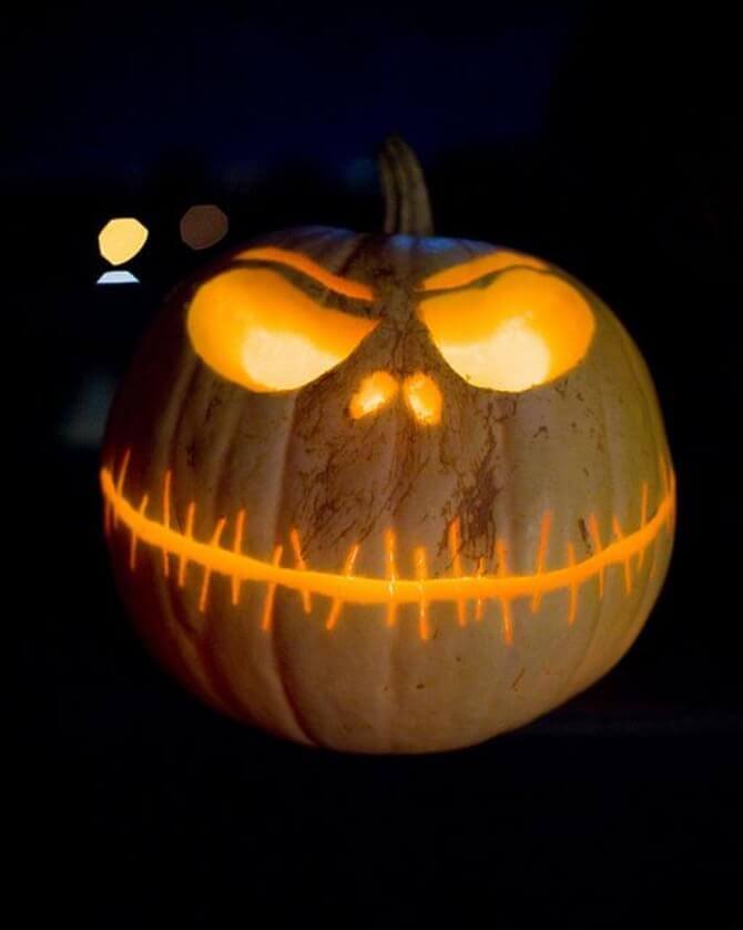 DIY Pumpkin Carving Ideas: Jack Skellington Inspired