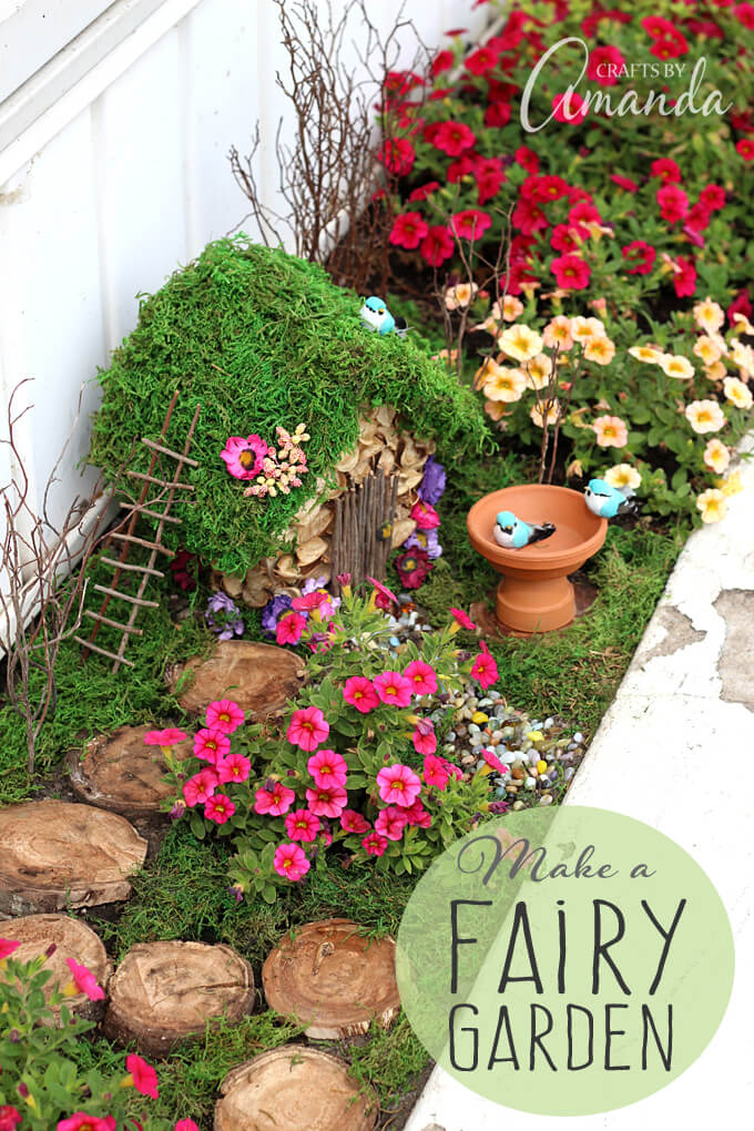 Corner Home DIY Fairy Garden Ideas | fairy garden accessories | miniture fairy garden ideas inspiration | homemade fairy garden decorations