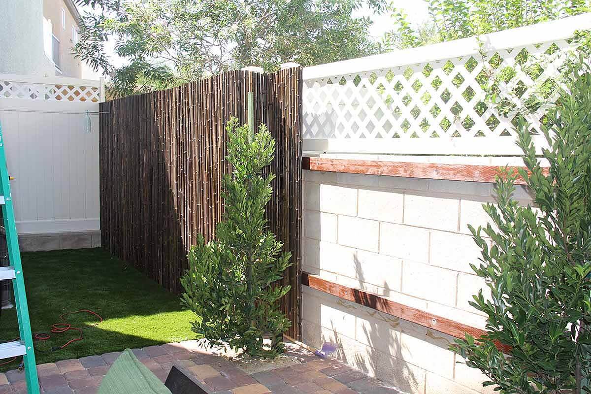 DIY Fence Ideas: Easy Bamboo Do it Yourself Fences
