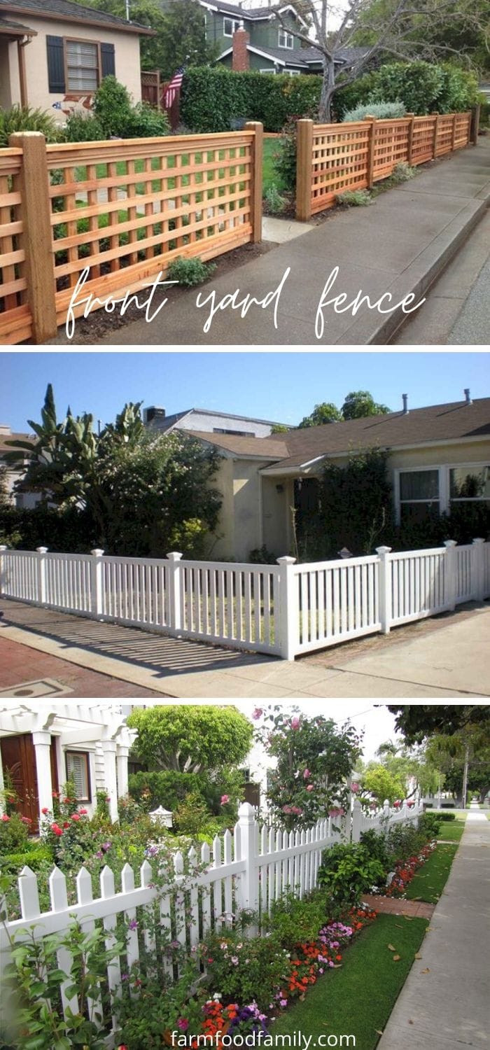 Front yard fence ideas