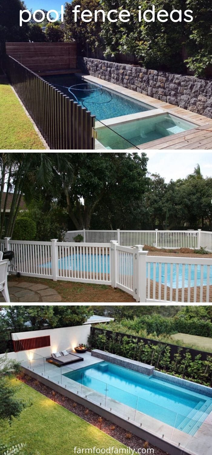 Pool fence ideas for backyard
