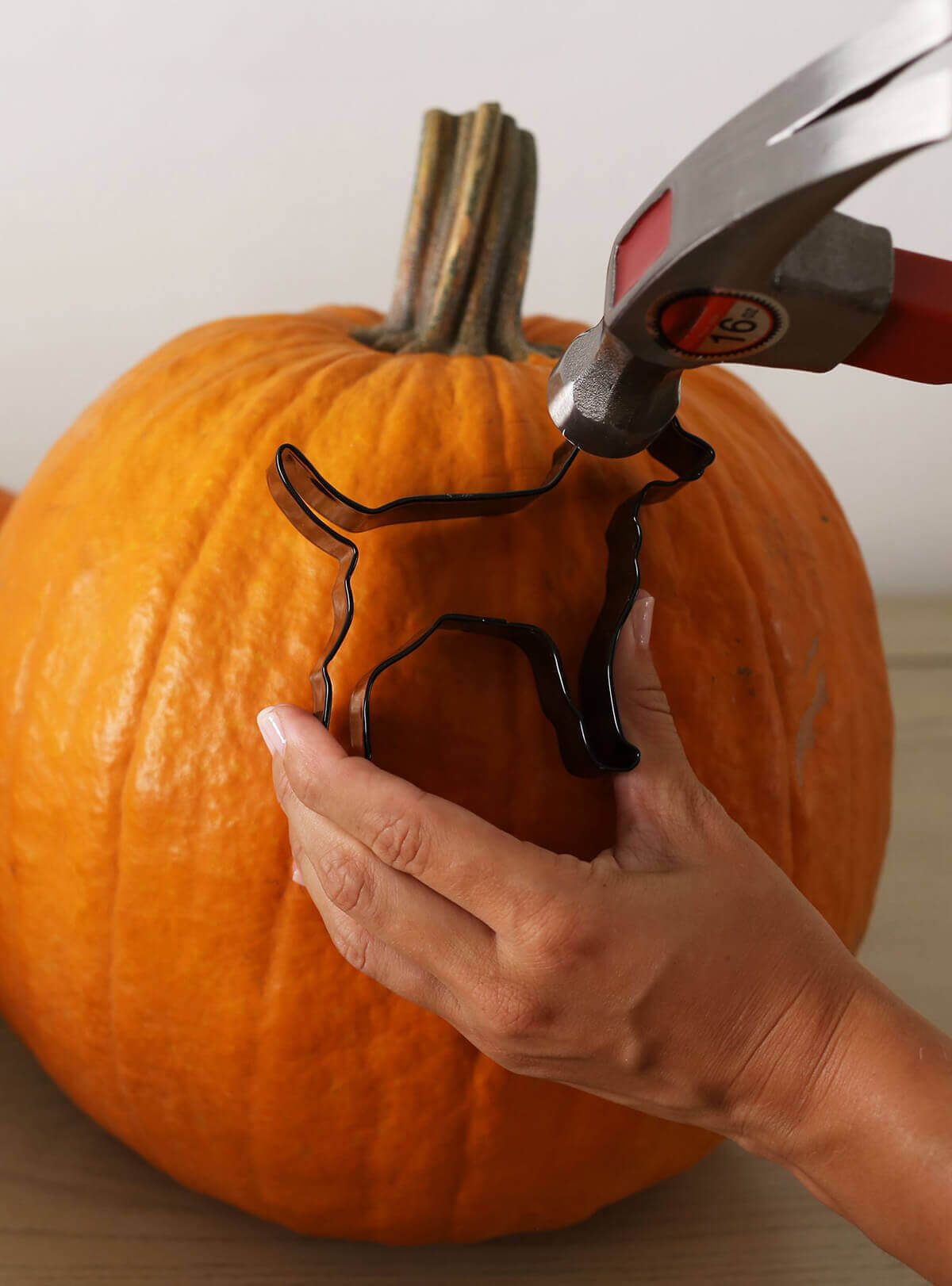DIY Pumpkin Carving Ideas: The Cookie Cutter Trick