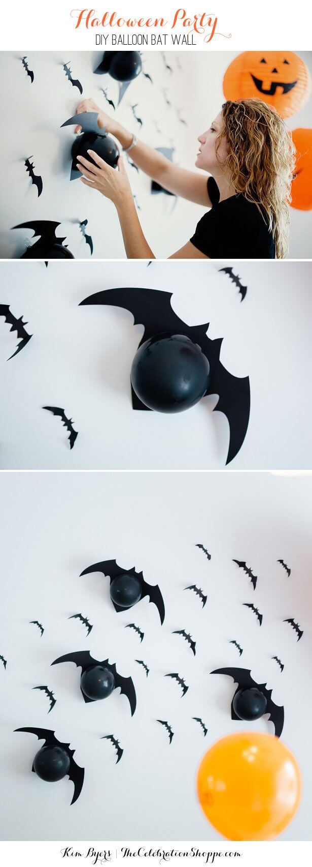 Batty Balloons | Awesome DIY Halloween Party Decor | BHG Halloween
