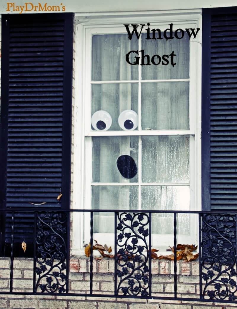  Ghost in the House | DIY Halloween Window Decoration Ideas