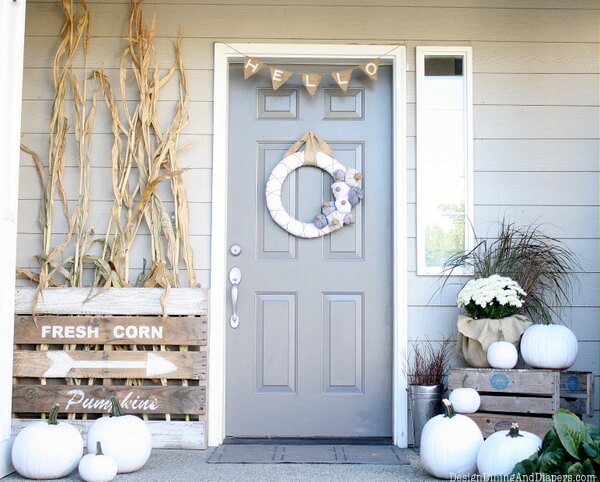Pumpkins Can be Stylish Too | Fall Porch Decoration Ideas | Porch decor on a budget