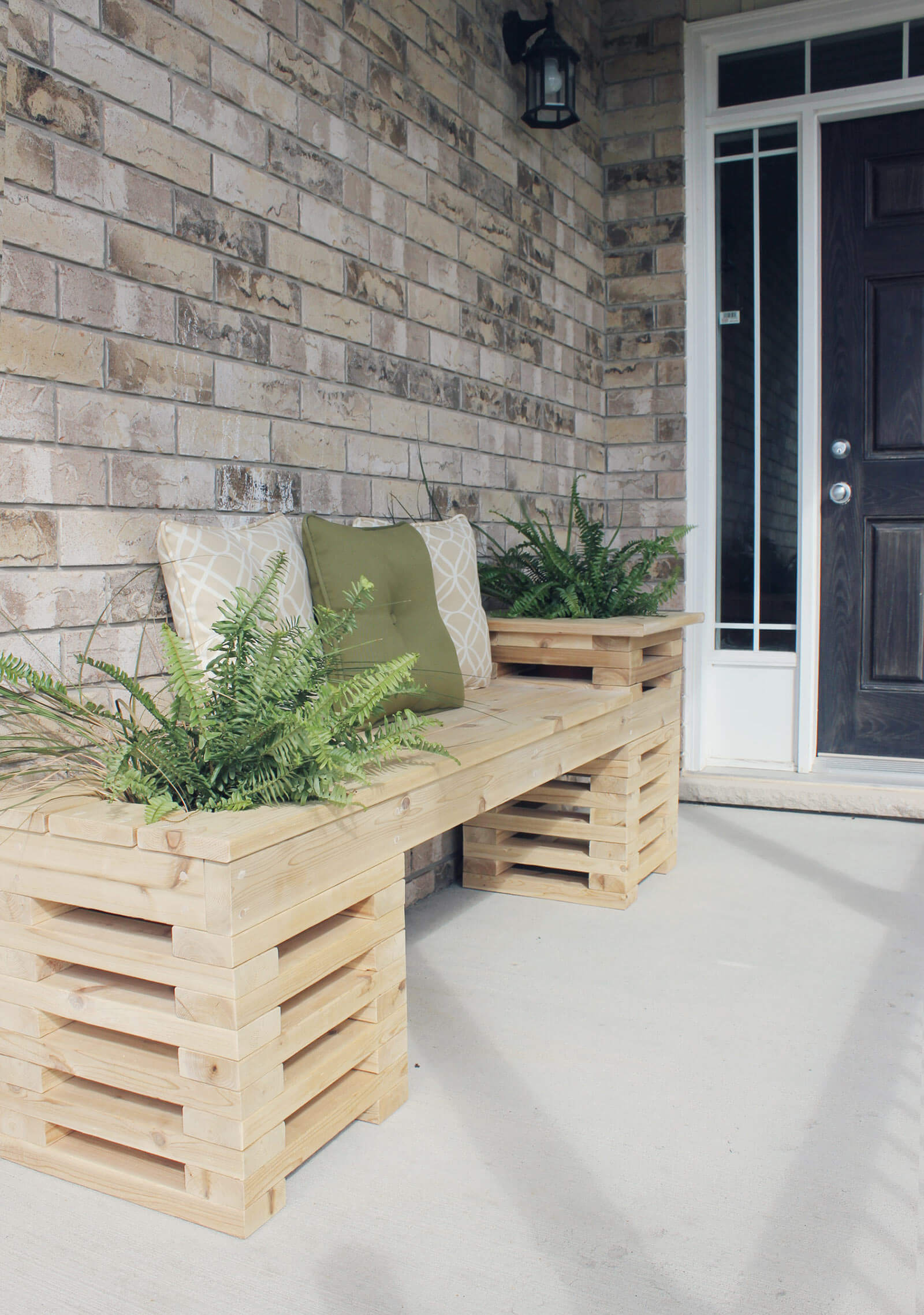 Outdoor DIY Bench Ideas: Garden-Box Happy Place Bench