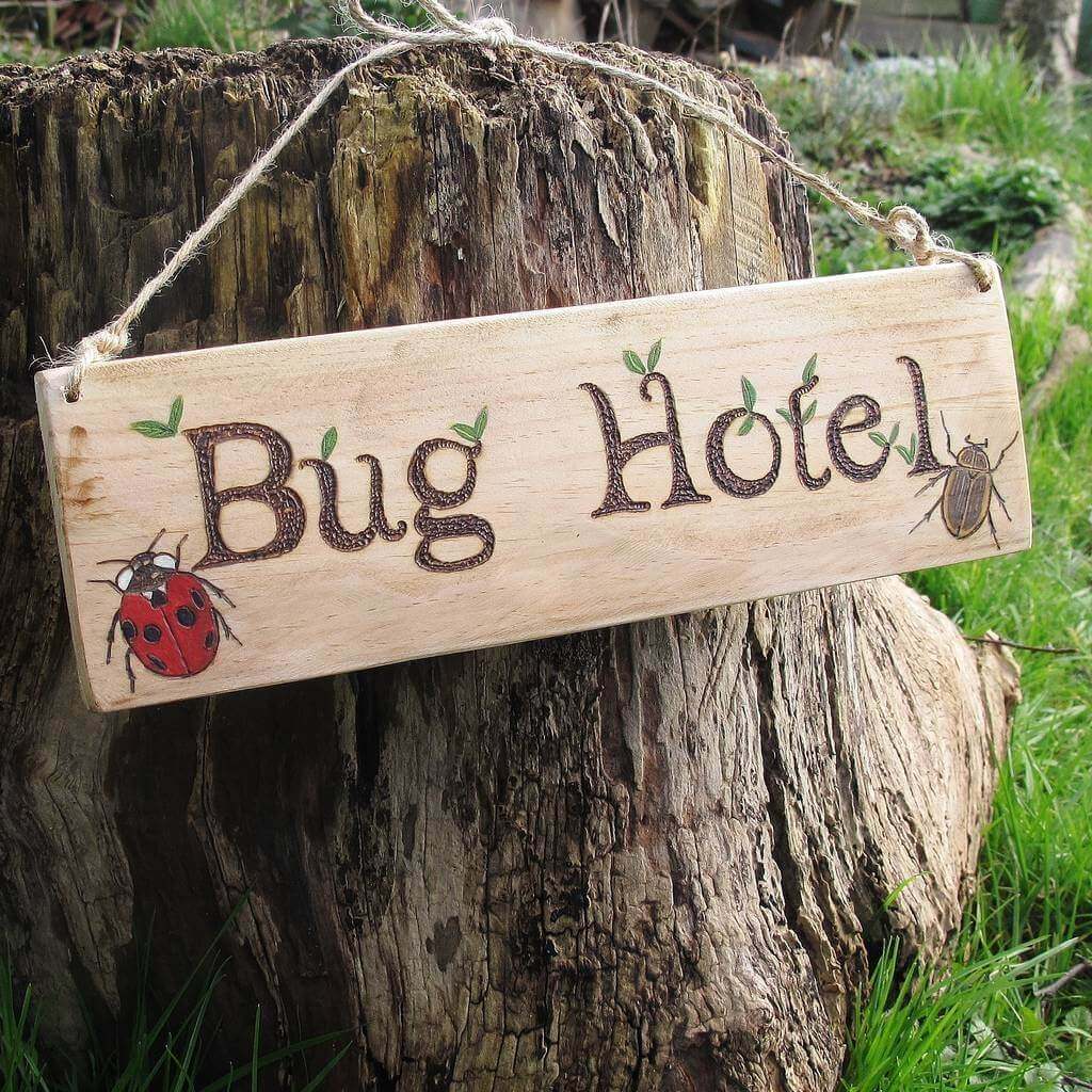 Funny Sign for an Old Stump | Funny DIY Garden Sign Ideas