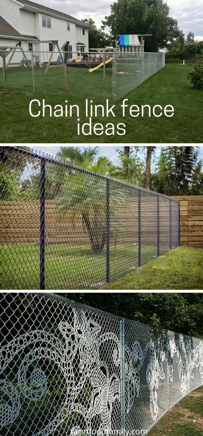 Cheap chain link fence ideas