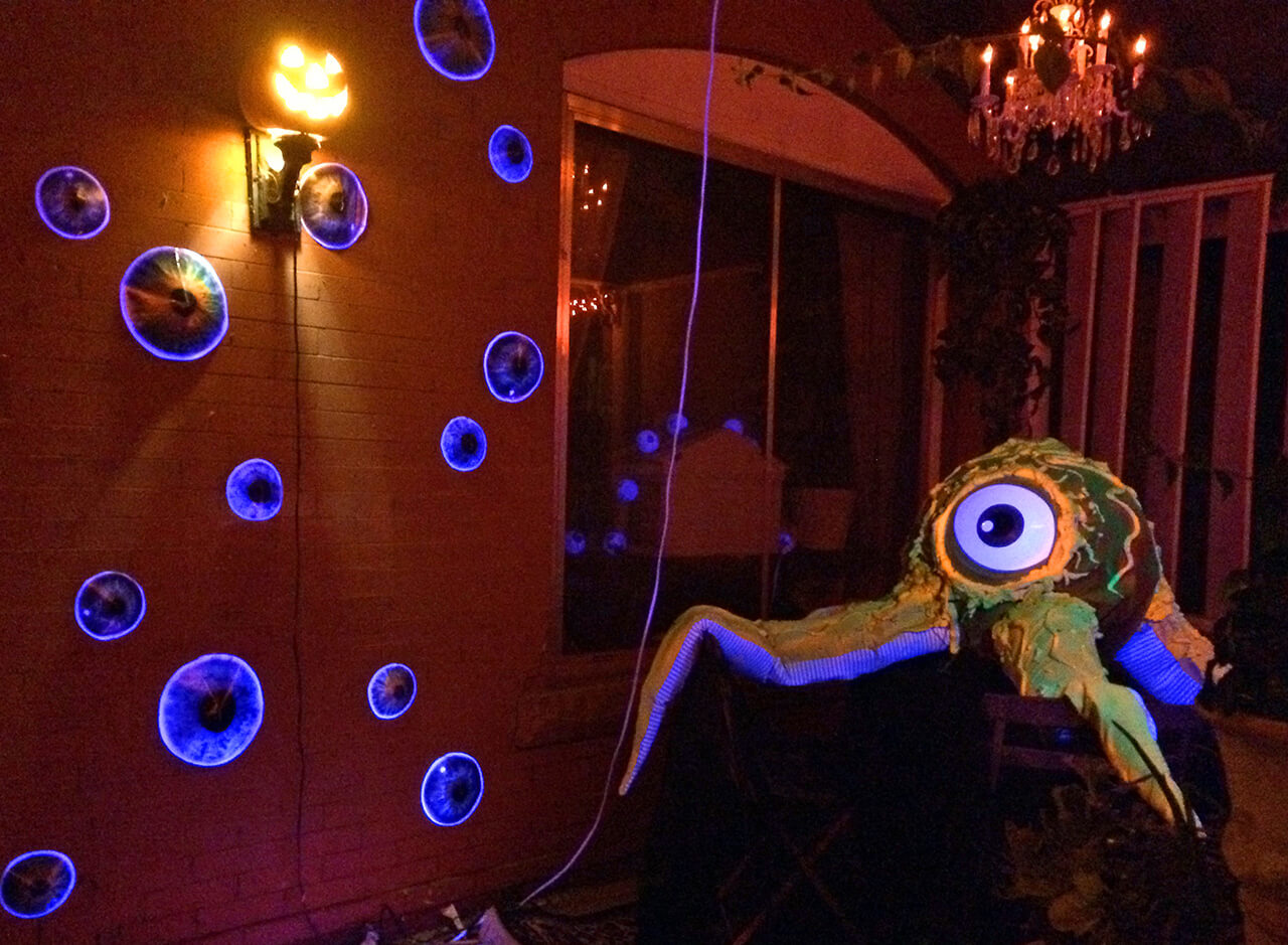 Monsters Inc. Take Off | Scary DIY Halloween Porch Decoration Ideas | vintage halloween porch