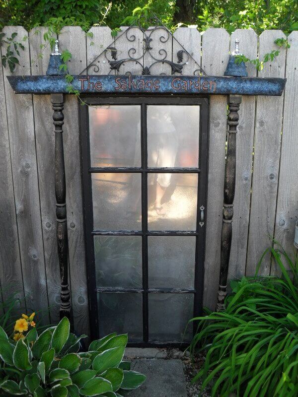 Magical Door into the Garden | Creative Repurposed Old Door Ideas & Projects For Your Backyard