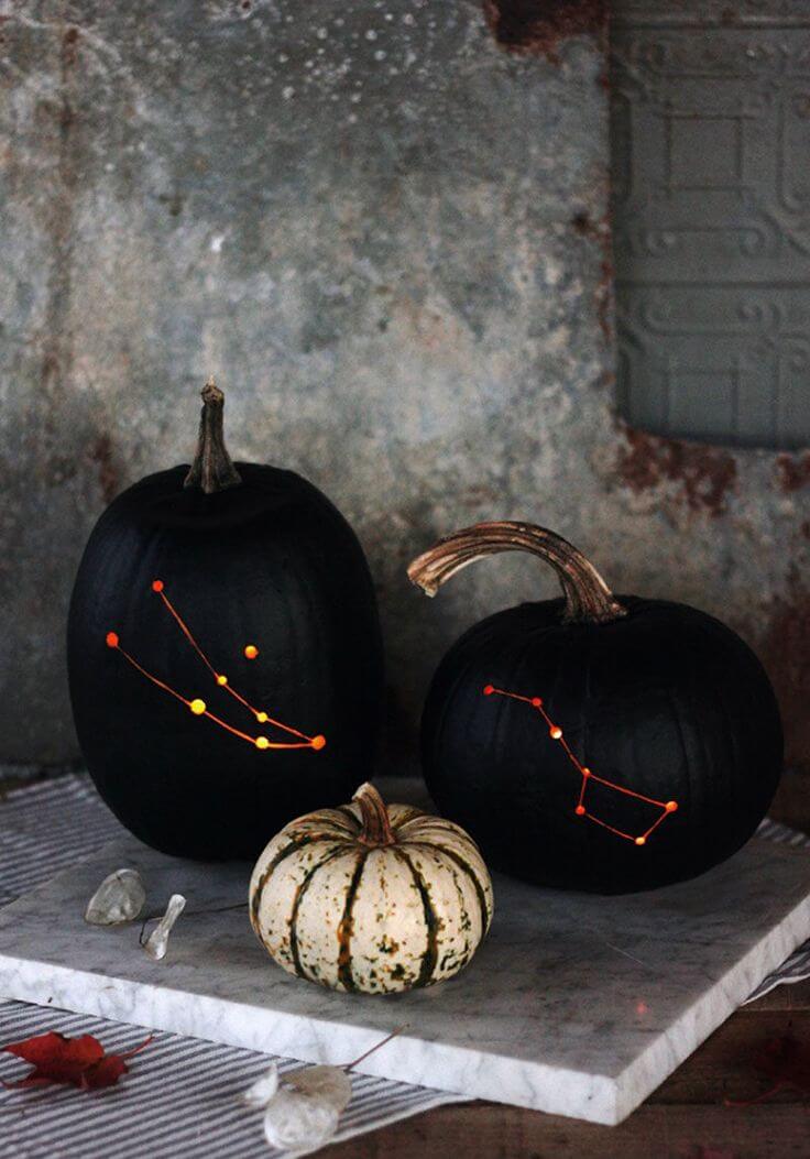 DIY Pumpkin Carving Ideas: Stargazing