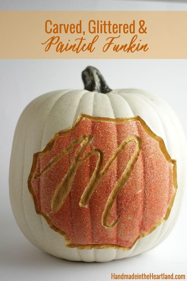 DIY Pumpkin Carving Ideas: Engraved Pumpkin
