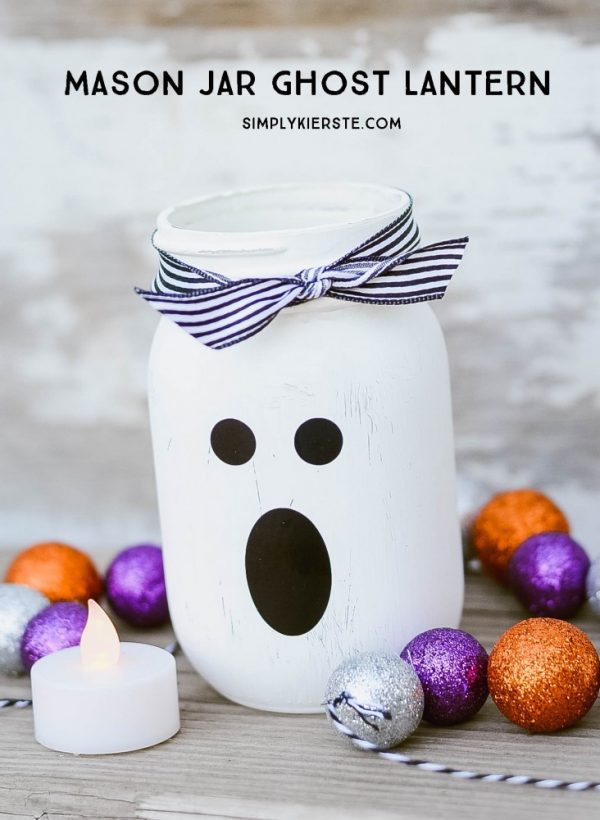 DIY Mason Jar Halloween Crafts: Mason Jar Ghost – Halloween Crafts with Mason Jars