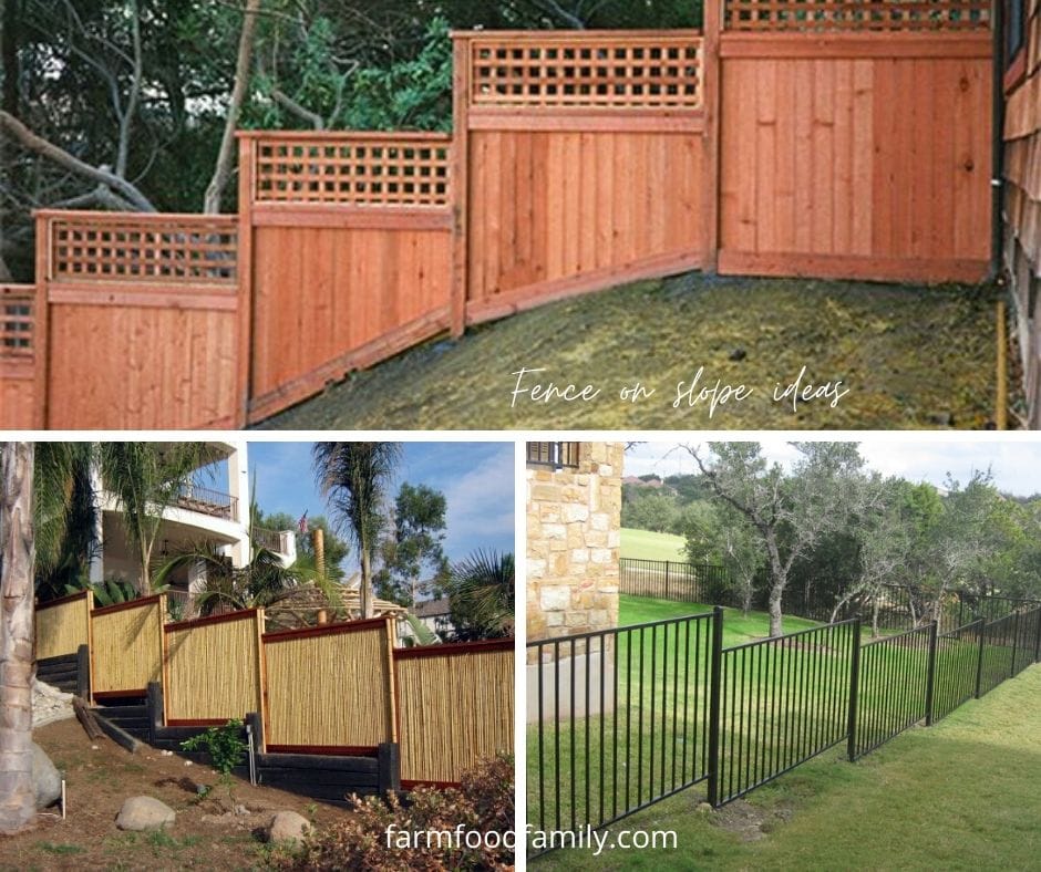 Easy Diy Fence Ideas For Your Backyard, Garden Fence Ideas On A Slope