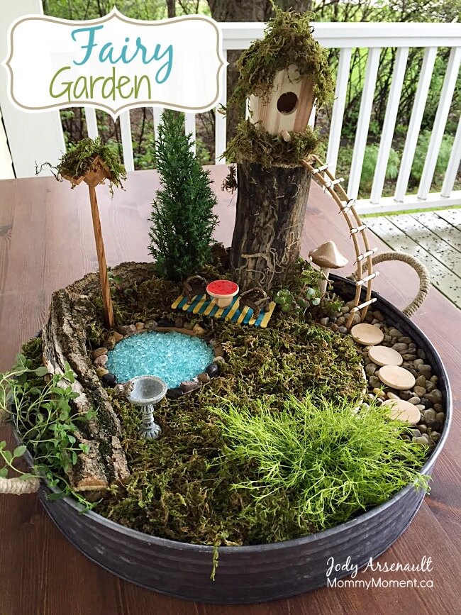 Secret Fairy Garden Planter | fairy garden accessories | miniture fairy garden ideas inspiration | homemade fairy garden decorations