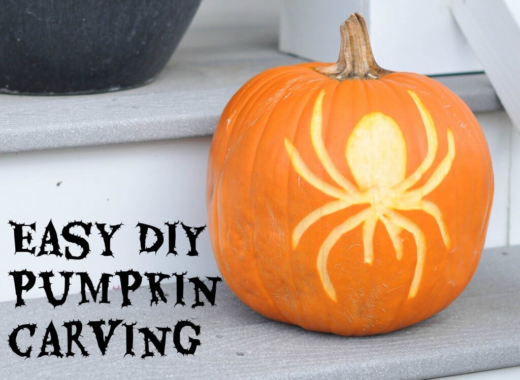 DIY Pumpkin Carving Ideas: Spooky Spiders