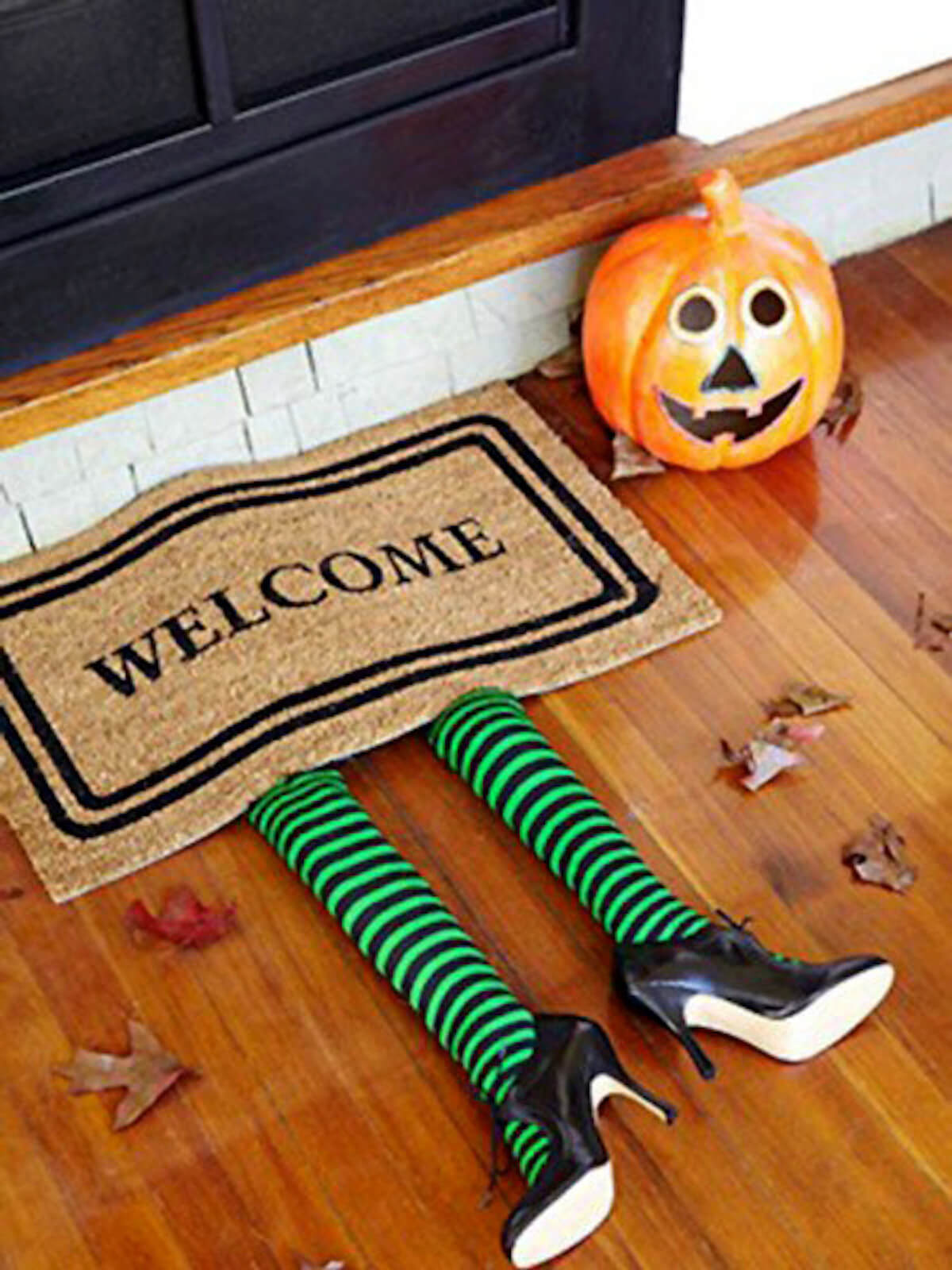 Halloween Front Door Decoration Ideas: The Witch’s Welcome