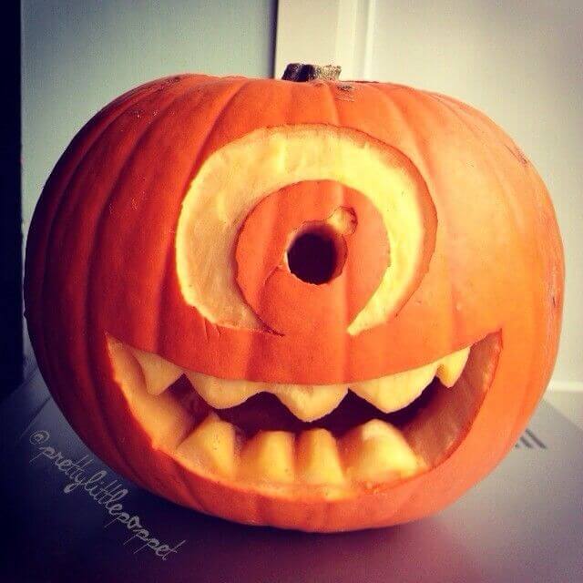 DIY Pumpkin Carving Ideas: Monsters, Inc