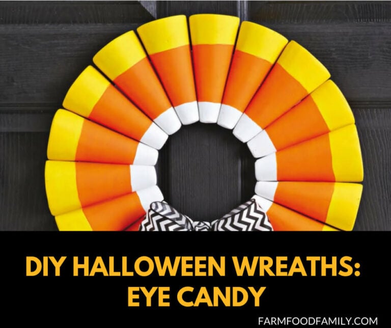 DIY Front Door Halloween Wreath Tutorial: Eye Candy