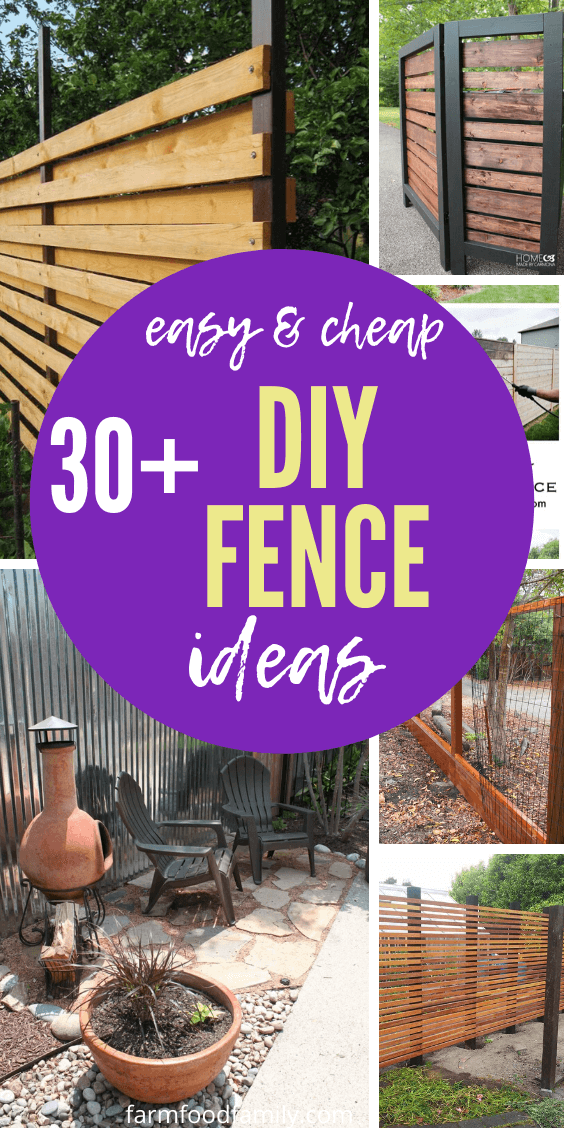 cheap diy fence ideas 5