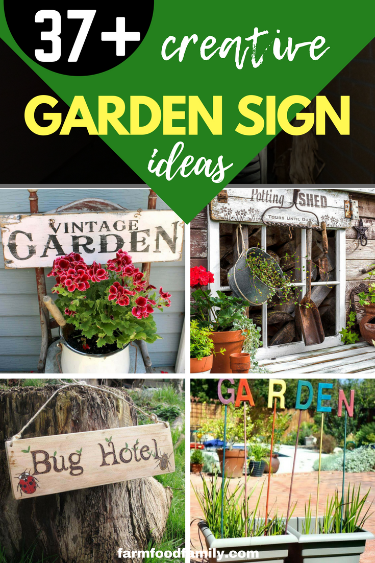37+ Best Garden Sign Ideas