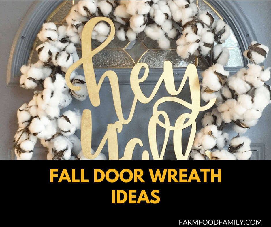71 DIY Fall Door Wreath Ideas for your house