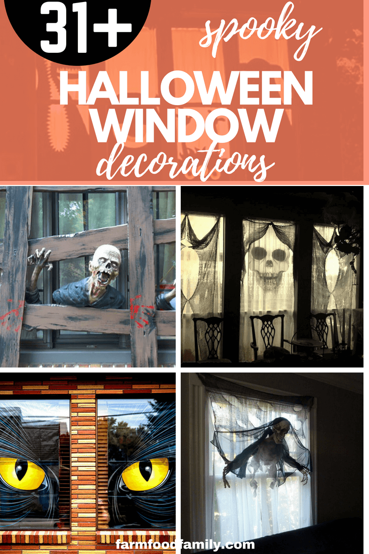 31+ Best DIY Halloween Window Decoration Ideas