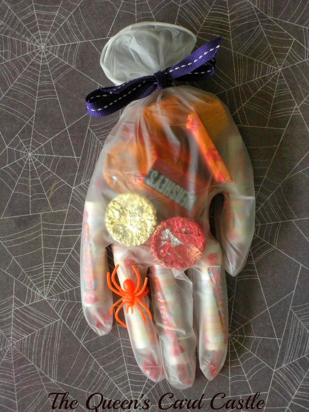Hand Treats | Last-Minute Halloween Crafts and Hacks | FarmFoodFamily.com