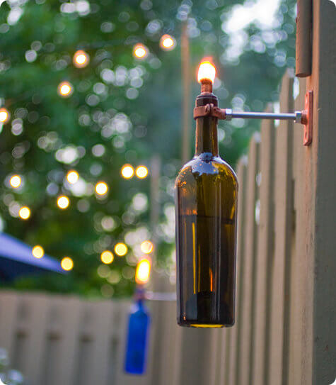 10 wine bottle garden ideas farmfoodfamily