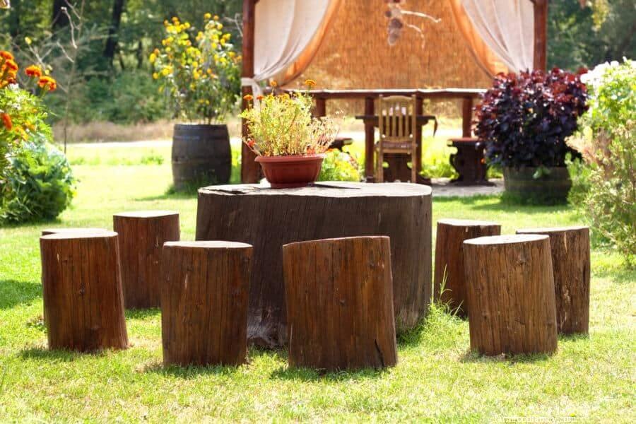 13 tree stump ideas for chairs