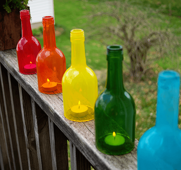 15 wine bottle garden ideas farmfoodfamily