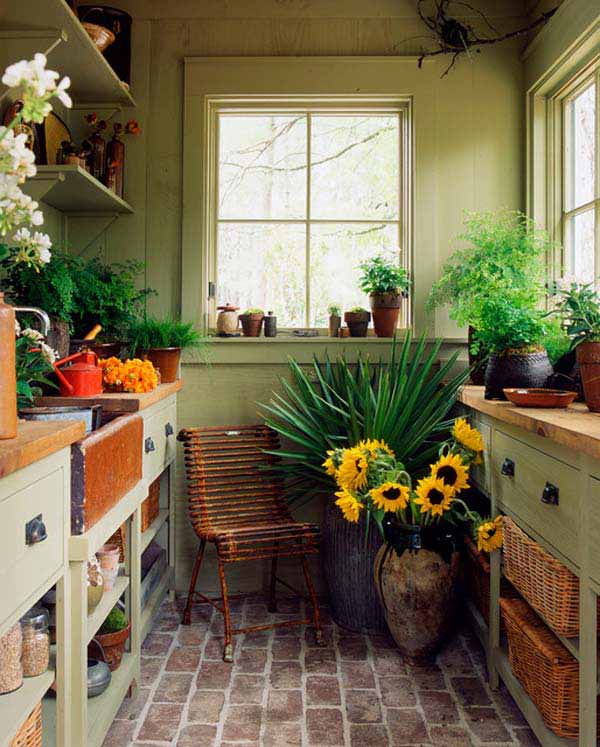 Garden in the kitchen | Smart Mini Indoor Garden Ideas DIY - FarmFoodFamily.com