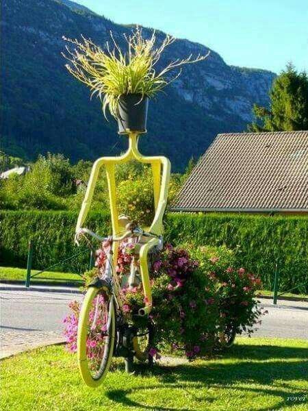 Tricycle Planter | Bicycle Garden Planter Ideas For Backyards | FarmFoodFamily