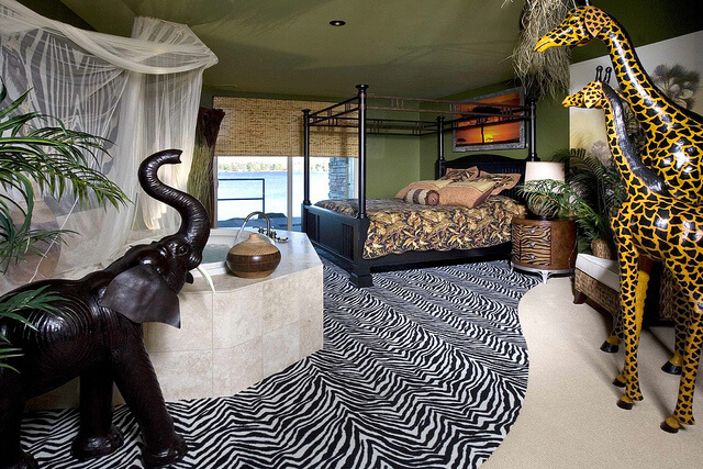 The African Safari Theme Suite | Garden Theme Bedroom Ideas