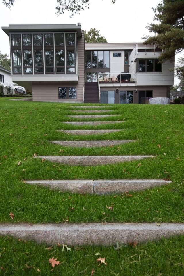 Granite Staircase | Creative Garden Step & Stair Ideas | FarmFoodFamily