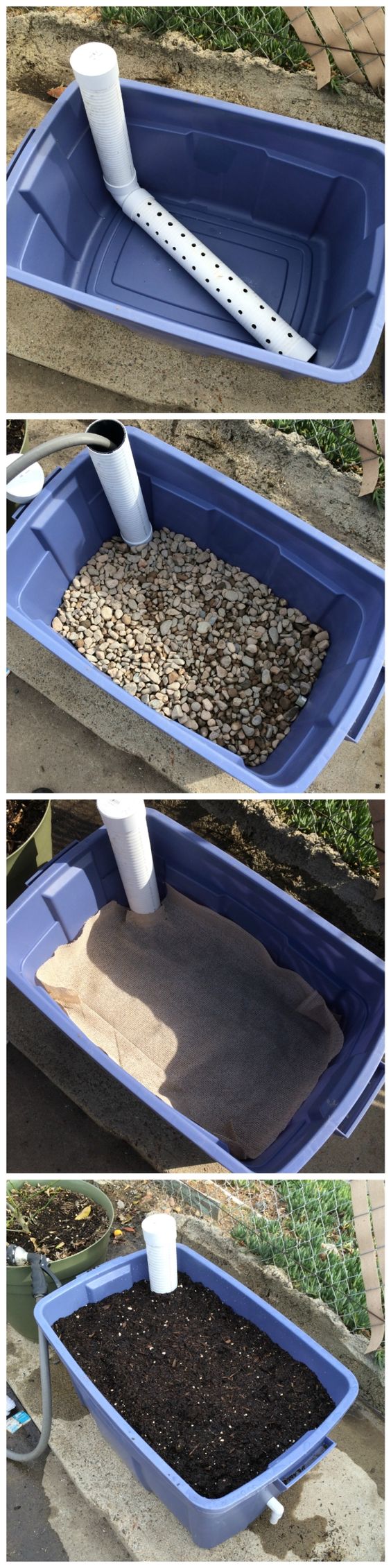 DIY Wicking Bed Container Gardening