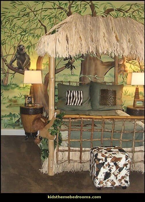 How to decorate a jungle theme bedroom | Jungle theme bedroom ideas
