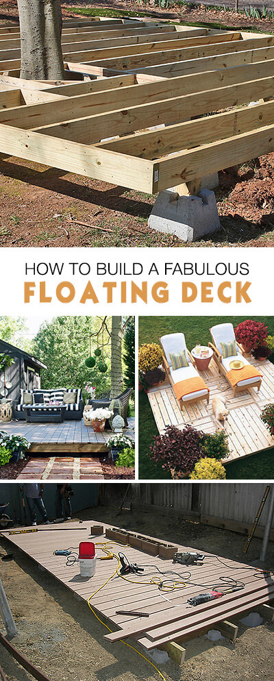 Fabulous DIY Floating Deck