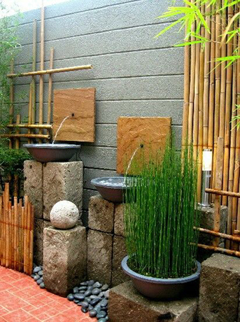  Zen Garden With An Interesting Water Feature | Zen Garden Designs & Ideas