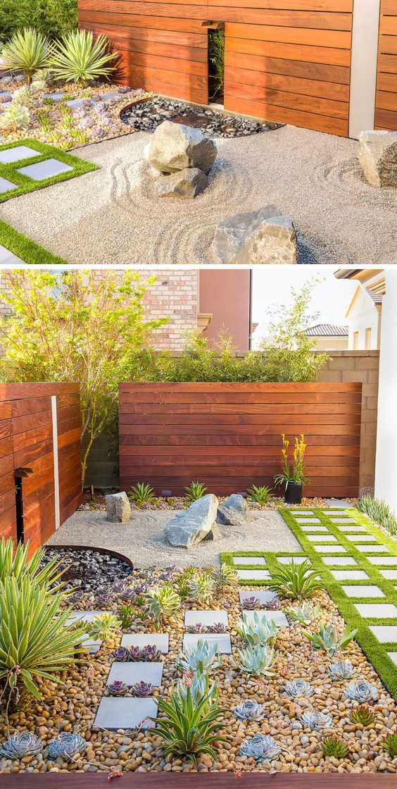 Contrast between Elements | Zen Garden Designs & Ideas