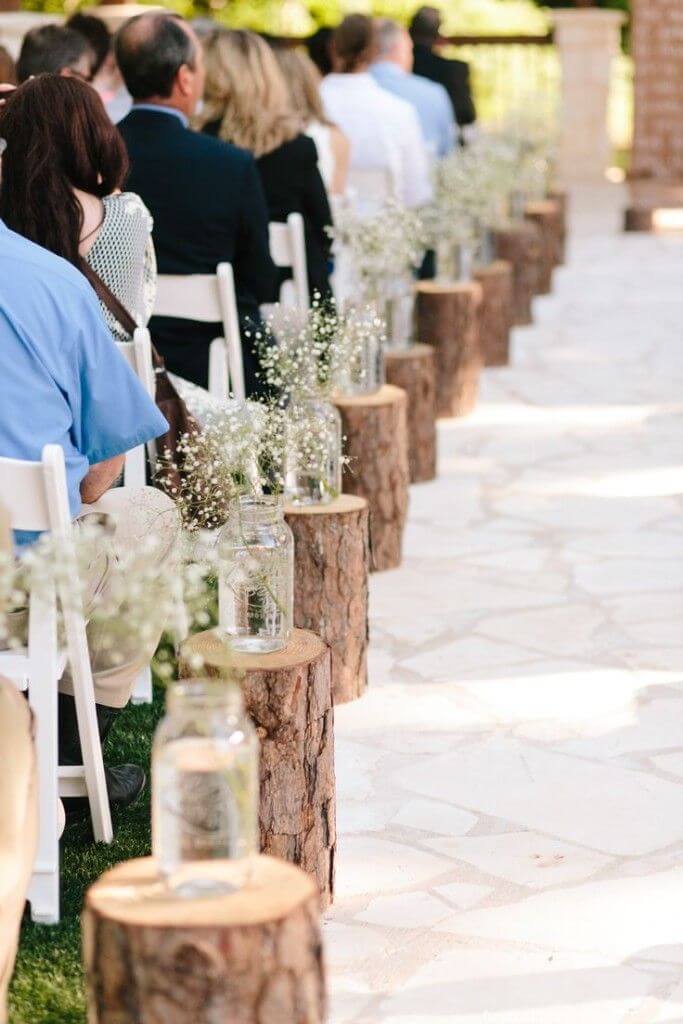 4 tree stump ideas for weddings