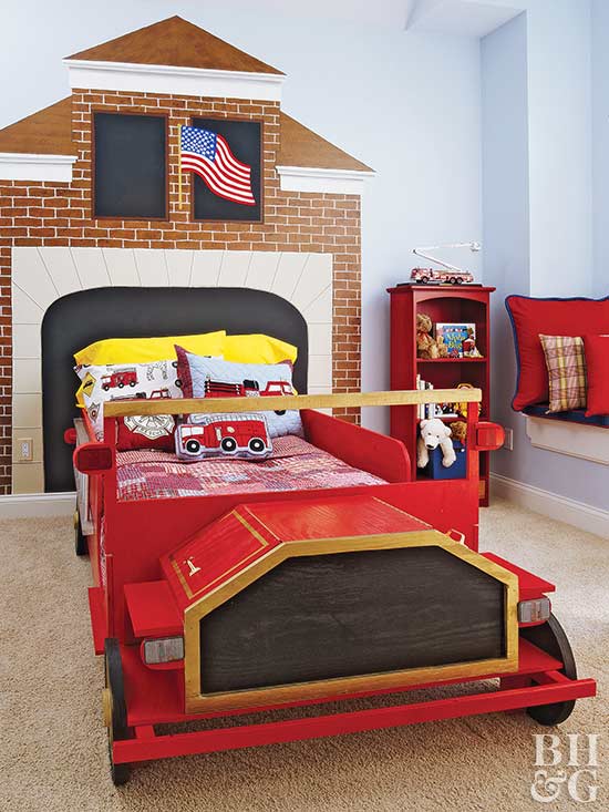 Fireman Theme Bedroom Ideas | How to Decorate a Fireman Theme Bedroom: Be a Hero by Designing a Firefighter Theme Nursery or Bedroom
