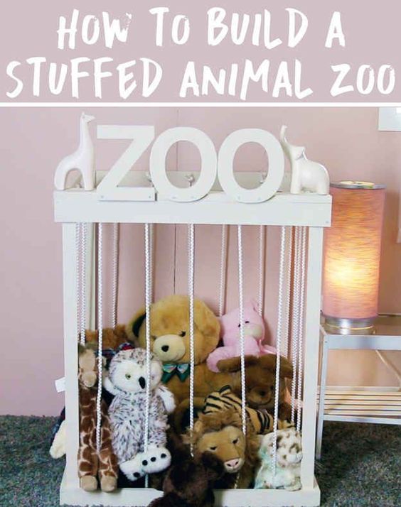 How to build a stuffed animal zoo | Cool Zoo Themed Bedroom Ideas For Kids or Nursery